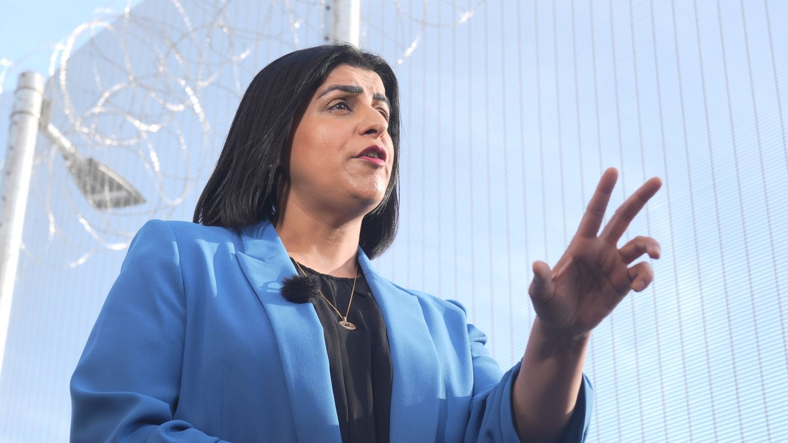 Government won’t rule out shortening sentences of violent offenders to free up prison space as it opens new jail | UK News