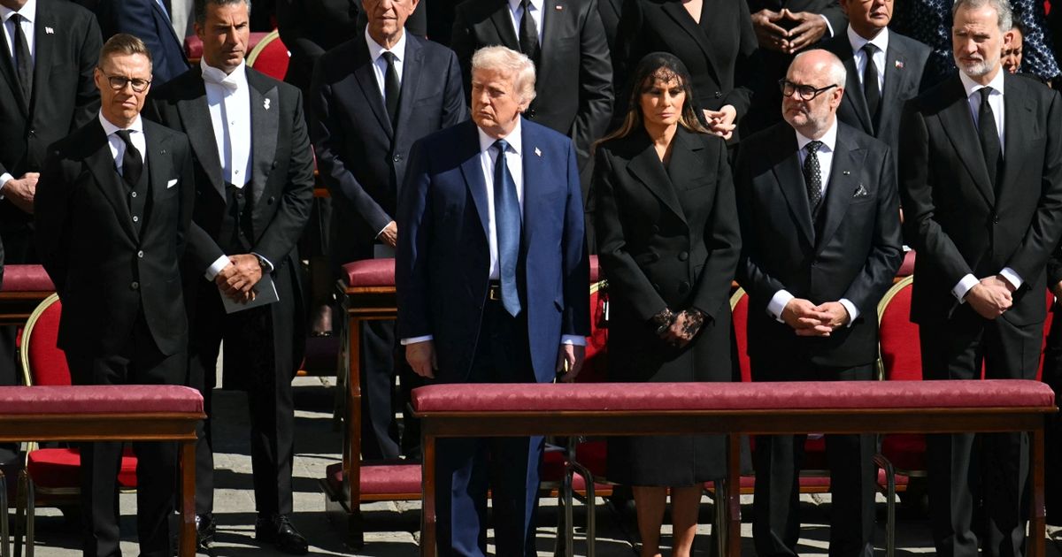 Donald Trump slammed for ‘disrespectful’ act at Pope’s funeral next to Melania