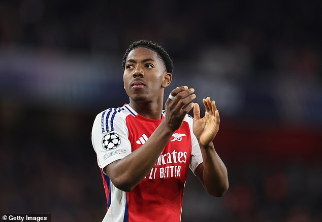 Jamie Carragher compares Myles Lewis-Skelly to an England great after Arsenal’s win over Real Madrid – as he hails ‘spectacular’ Gunners star