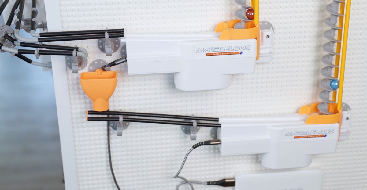 Channel Rube Goldberg with marble runs that can trigger your smart home