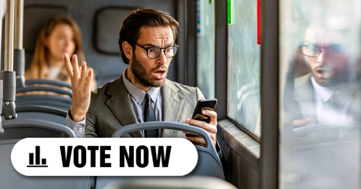 Should people be fined for playing music on public transport? Take our poll and have your say