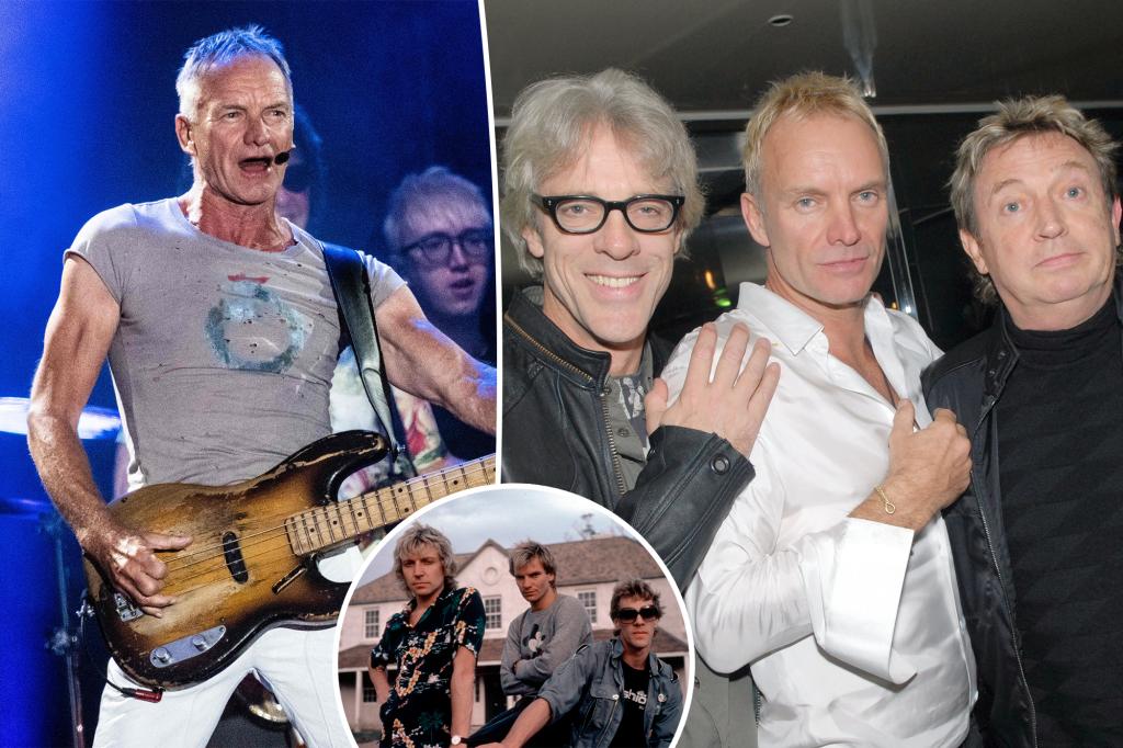 Sting sued by former Police bandmates for millions over lost royalties: report