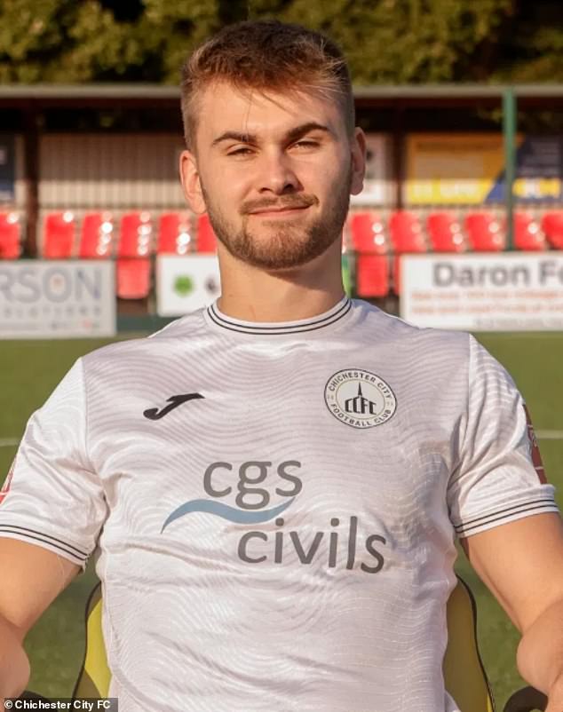 Fans urge football chiefs to BAN concrete walls around pitches after Billy Vigar’s death at age 21 – as tributes flood in for ex-Arsenal academy star and flowers are laid outside his club