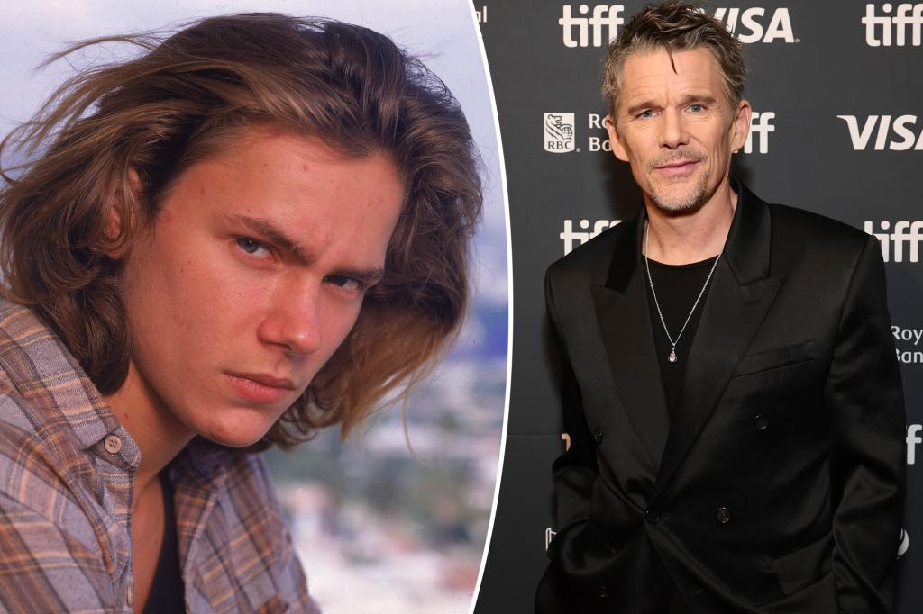 Ethan Hawke says childhood costar River Phoenix was ‘struggling’ with Hollywood’s phoniness