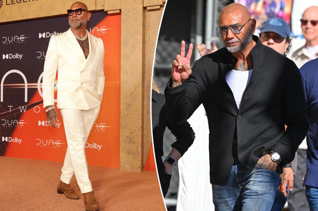 Dave Bautista refuses to work with complainers and negative people on Hollywood film sets