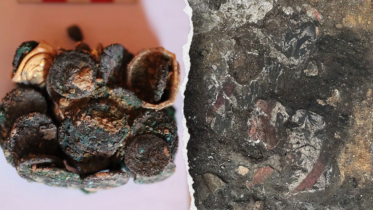 Elite Roman family’s buried coins and ancient ornaments found in Romania