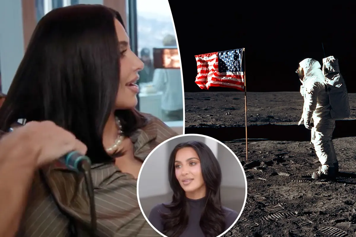 Kim Kardashian says 1969 moon landing was fake, didn’t happen
