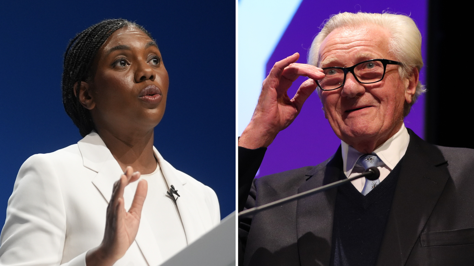 Lord Heseltine attacks Badenoch’s new policies – and calls Farage a ‘phoney’ | Politics News