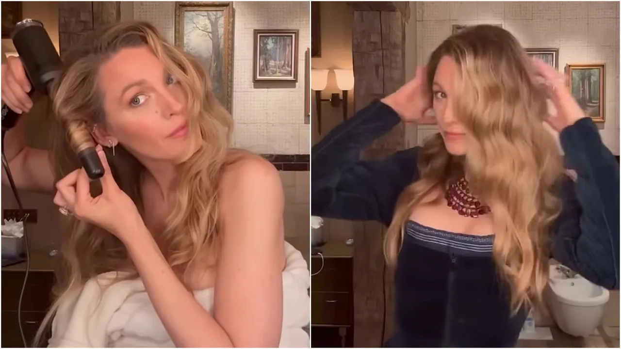 Blake Lively’s Corset Dress and Hair Belong in a Gossip Girl Thanksgiving Episode