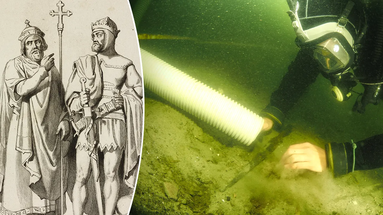 Medieval weapons linked to Poland’s first rulers discovered in lake