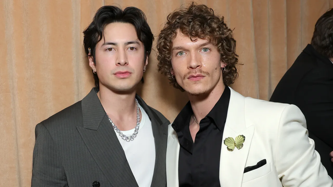 Hudson Williams and Connor Storrie Reunite in Italy For the Olympic Torch Relay