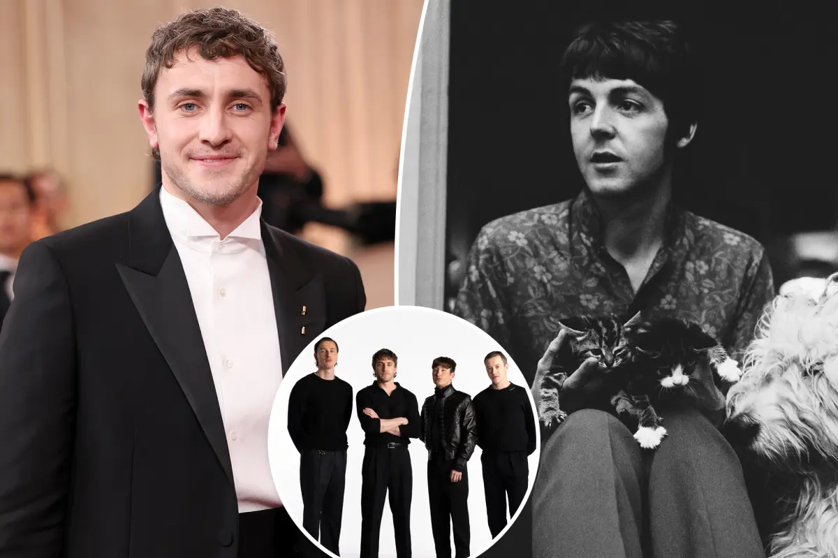 ‘Beatles’ movie drops first photos of Paul Mescal, Harris Dickinson, Barry Keoghan, and Joseph Quinn in character
