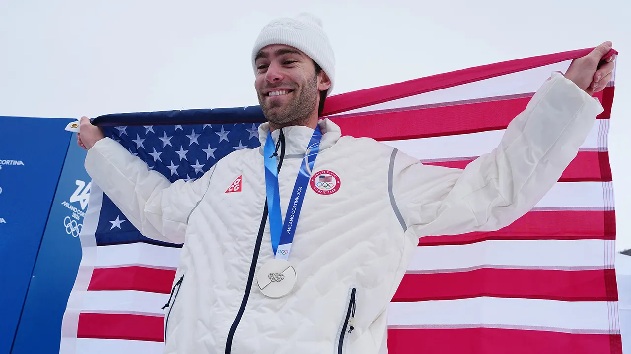 American Alex Hall notches silver medal at Winter Olympics