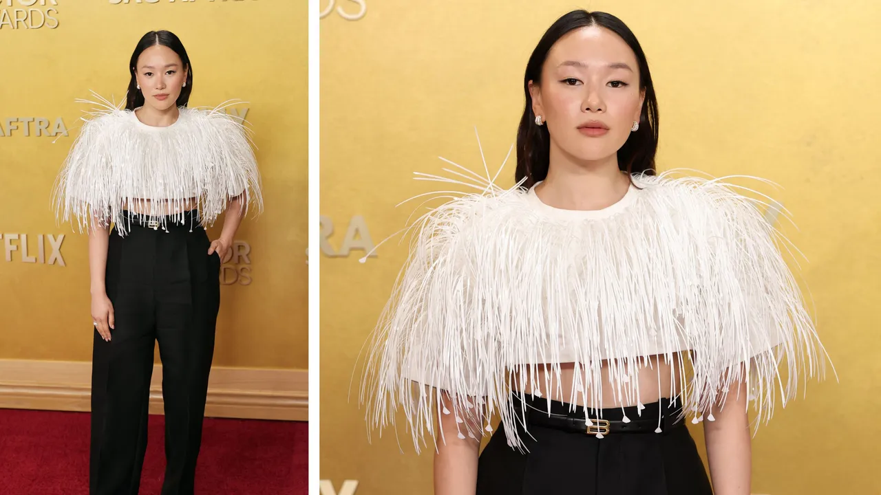 Bridgerton’s Yerin Ha Proves Pants Really Can Be Formal at the 2026 SAG Actor Awards