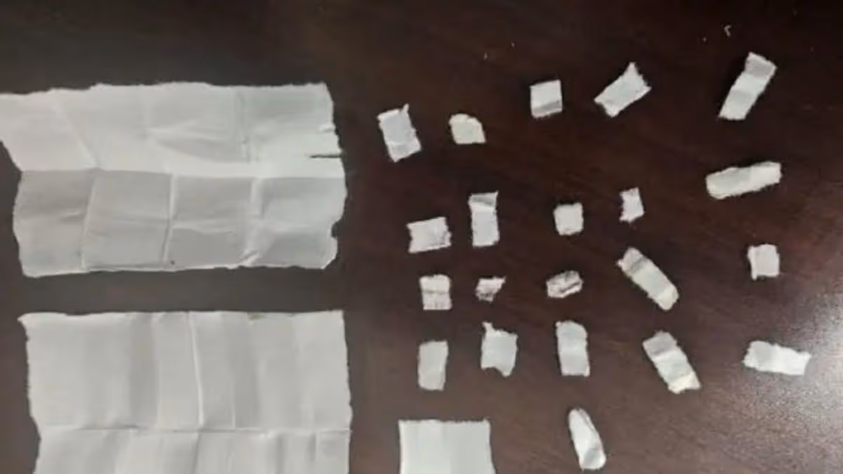 Prison inmates dying from paper laced with deadly drug and smuggled behind bars