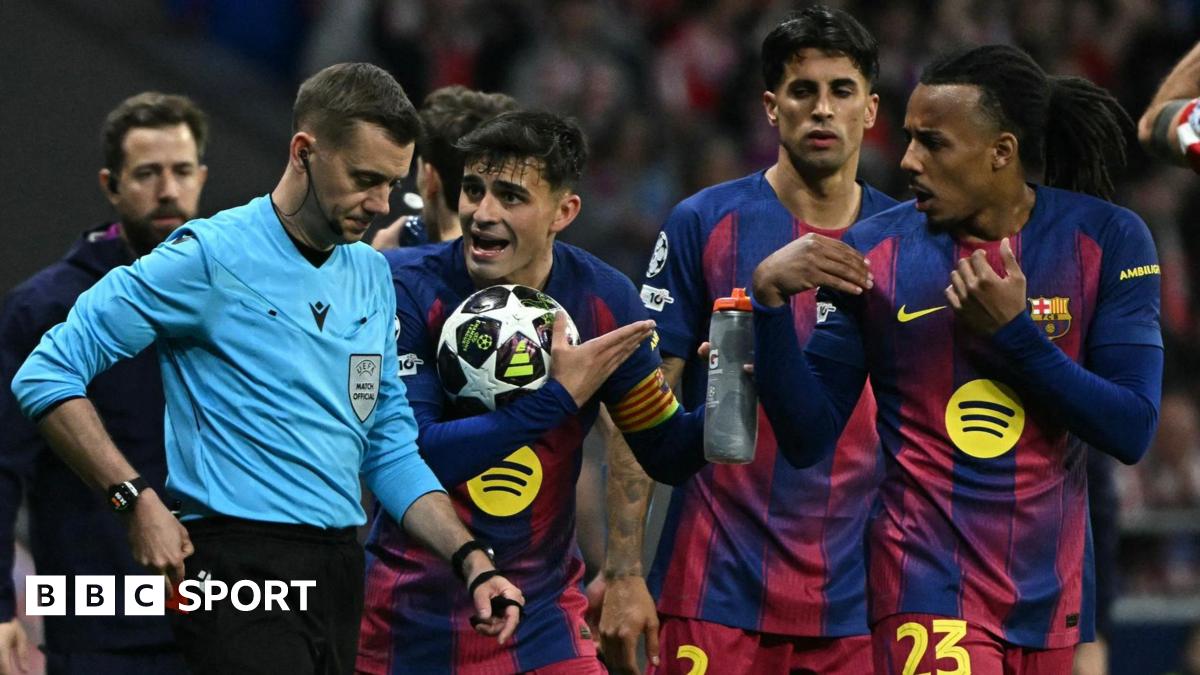 Barceona say refereeing ‘errors’ cost them Champions League semi-final spot