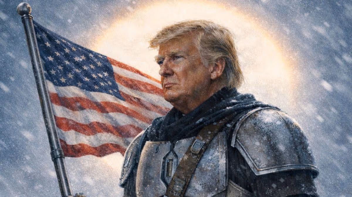 Trump posts social media image of himself as Mandalorian to celebrate ‘Star Wars Day’