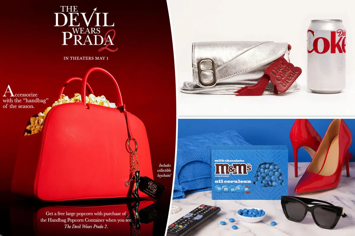 ‘The Devil Wears Prada 2’ mania turns popcorn, Diet Coke into haute couture