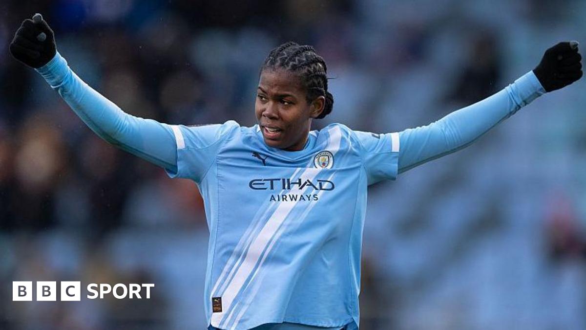 Khadija Shaw: Manchester City striker named Football Writers’ Association women’s player of the year