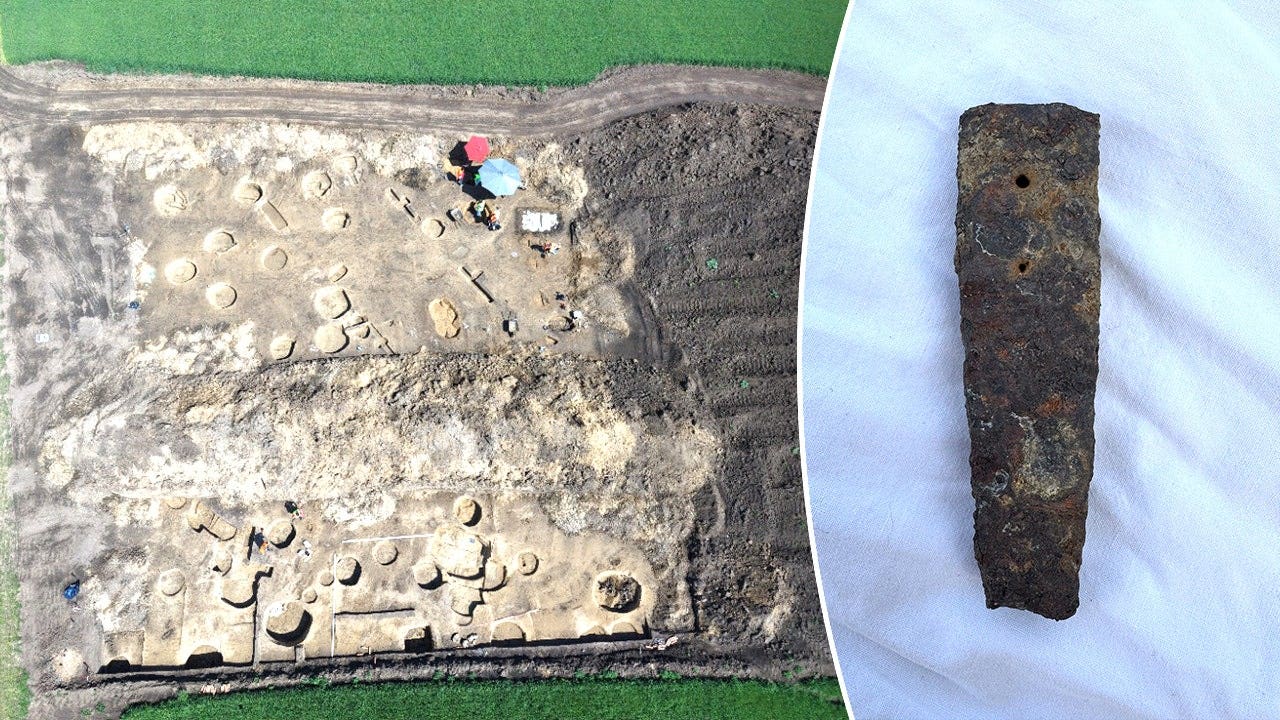 Rare Roman drawplate is found among 1,000 artifacts in Czech Republic