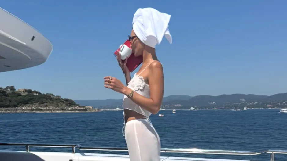 Bella Hadid Cosigns This Summer’s Romantic Granny Pants Trend