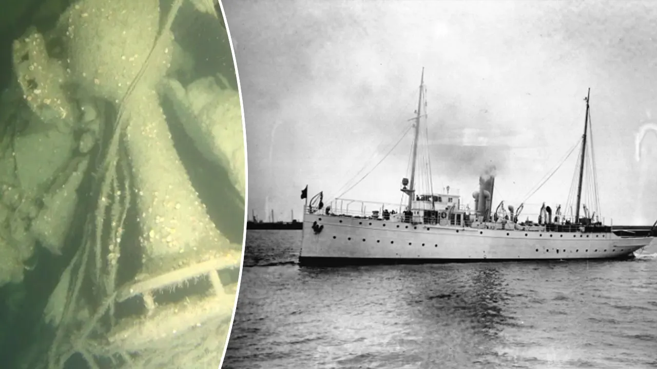 Coast Guard cutter Tampa wreck found off Cornwall after WWI sinking