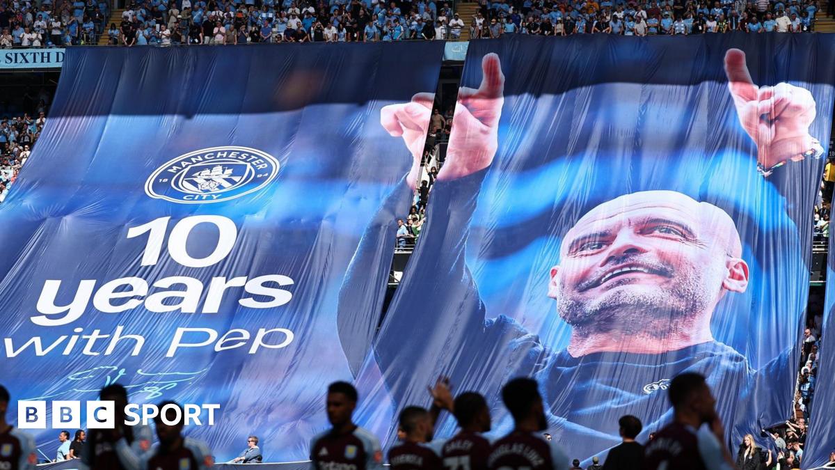 Man City 1-2 Aston Villa: Pep Guardiola departs in emotional farewell