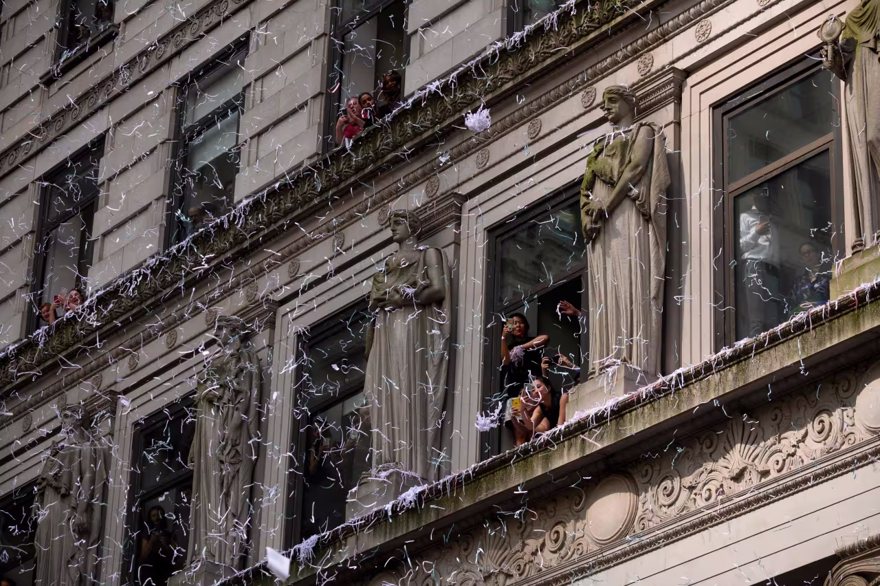 The Knicks’ ticker-tape parade is conquering a modern-day reality: Offices barely use any paper