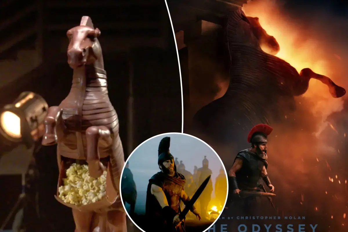 ‘The Odyssey’ Trojan Horse Popcorn Bucket sparks hilarious fan comments