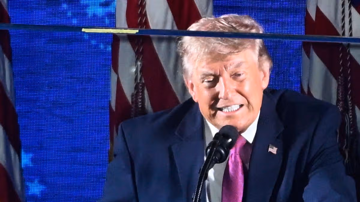 Donald Trump’s speech descends into nightmare fuel as America celebrates 250th birthday