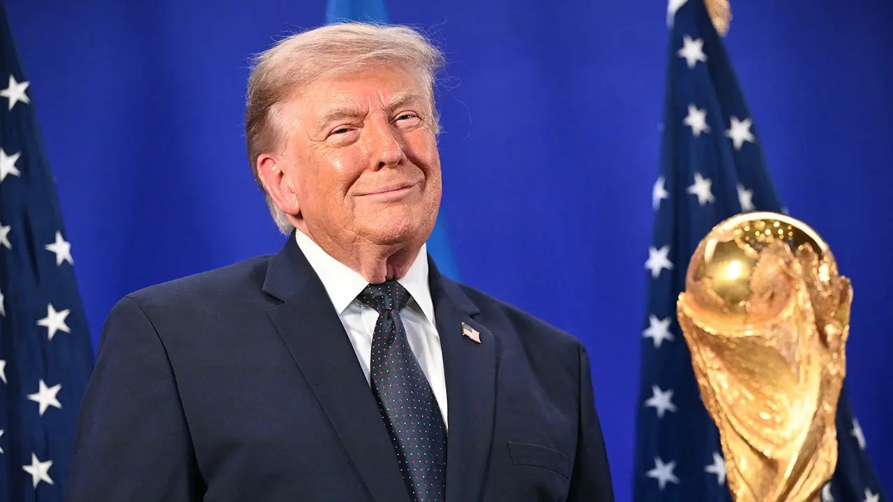 Trump watches World Cup final with Melania and Infantino in suite