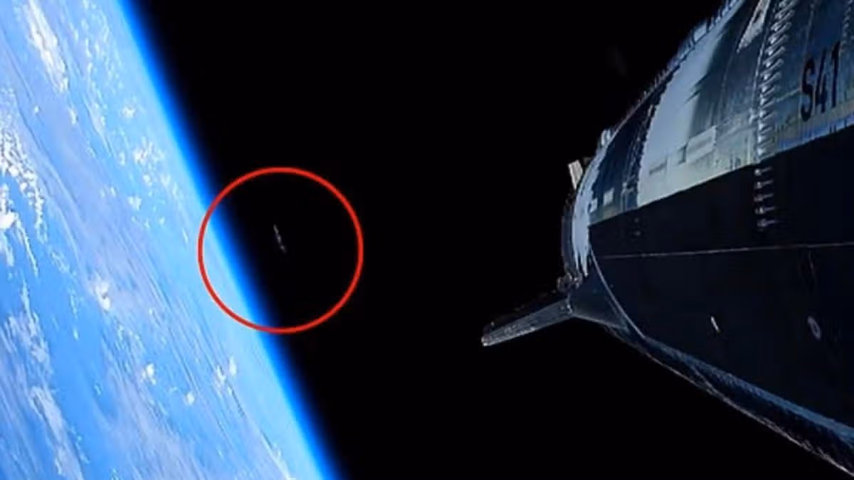 SpaceX live feed ‘captures UFO mothership over Earth’ as Starship reaches orbit