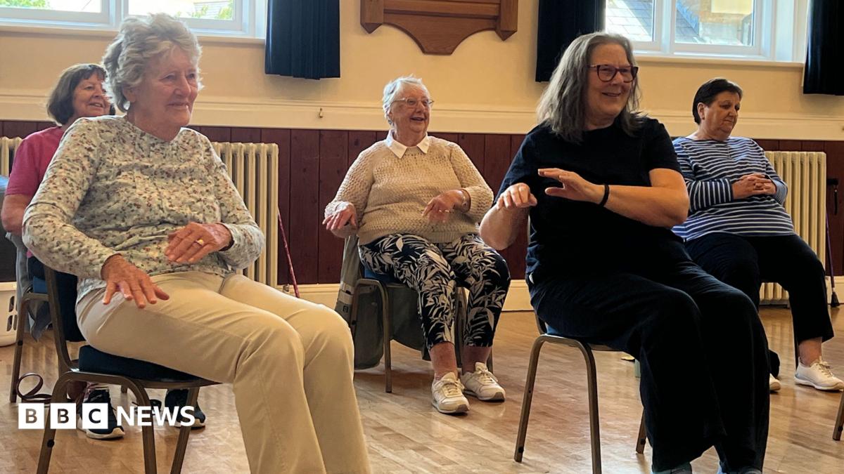 Seated exercises improving physical and mental wellbeing