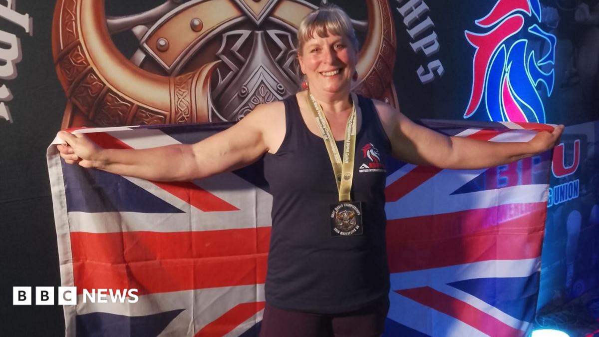 The Deadlifting Grandma: Martine Barons, 65, is triple world champion