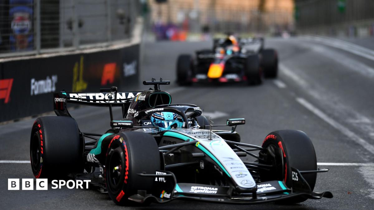 Azerbaijan Grand Prix result: George Russell holds off Max Verstappen for Baku win