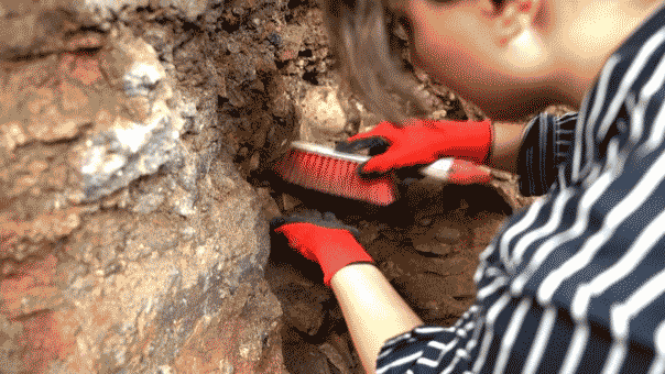 Ancient pottery cache unearthed by workers beneath Tbilisi’s Rustaveli Avenue