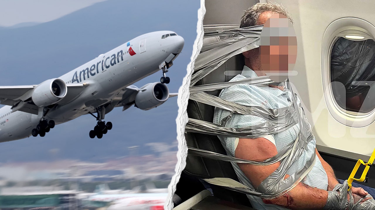 Passenger duct-taped to seat on American Airlines flight amid midair outburst