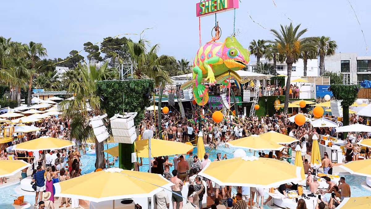 Woman takes to O Beach stage in Ibiza and fans go wild when they learn who she is