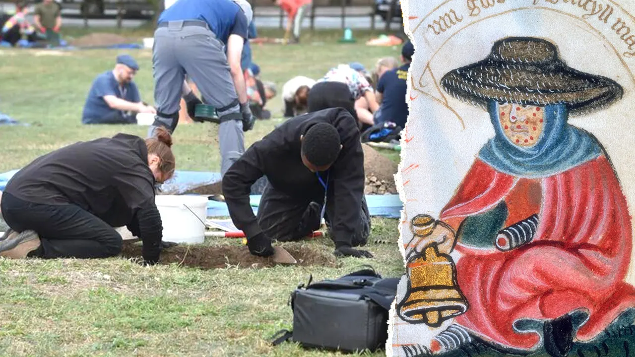 Medieval leprosy hospital remains uncovered by researchers in Lincoln, England